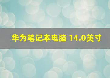 华为笔记本电脑 14.0英寸